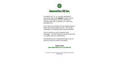 Desktop Screenshot of innovationhq.com